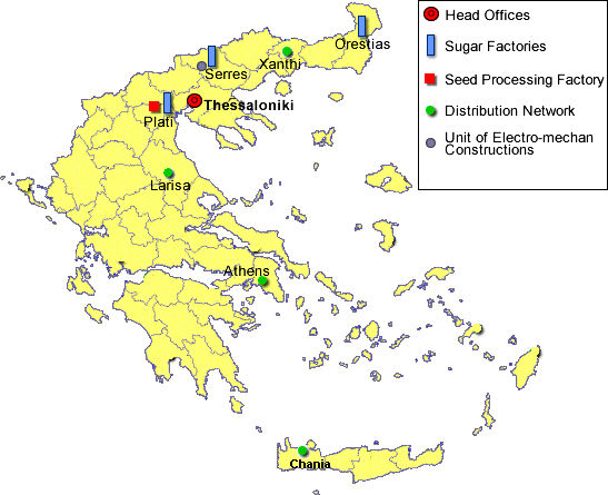 Hellenic Sugar Industry in Greece